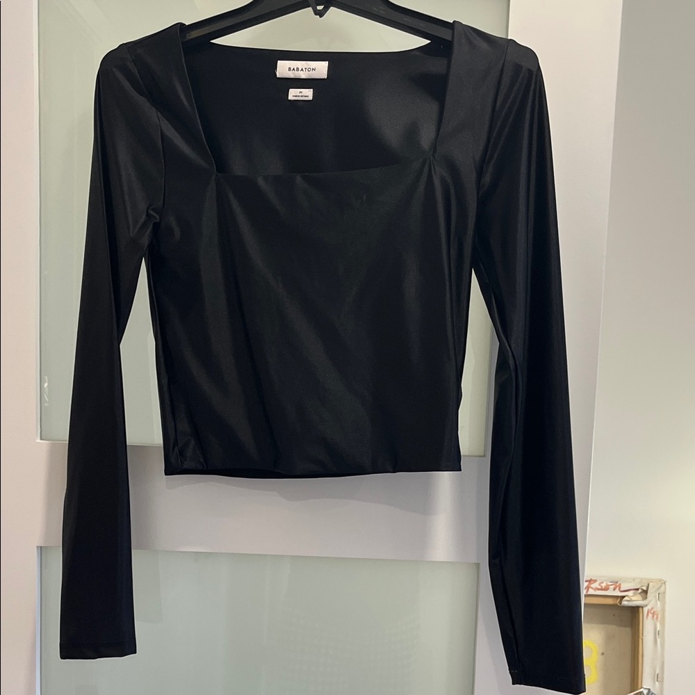 Babaton Black Long Sleeve Top